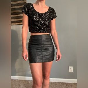 Express Stunning Sequin Top